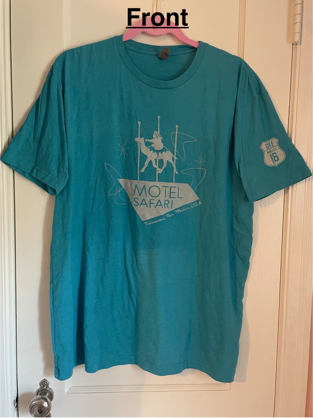 Next Level Apparel Teal Motel Safari Graphic Tee